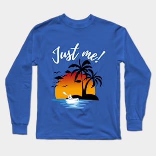 Just me Boating Long Sleeve T-Shirt